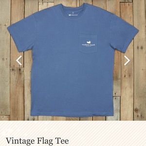 Souther Marsh Vintage Flag Tee - Bluestone